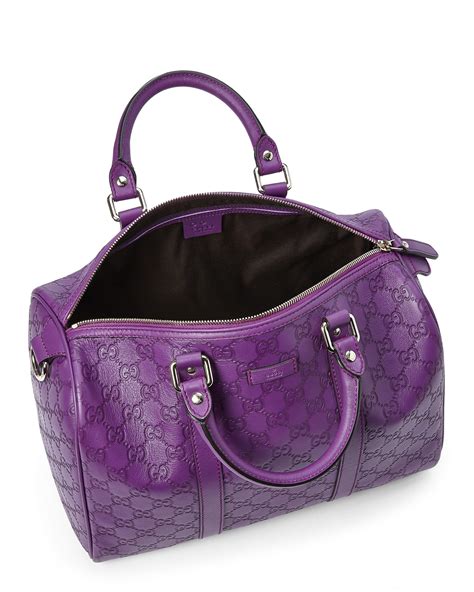 purple gucci dust bag